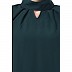 Casual Dress abaya with Pleats- Bottle Green Casual Dress abaya with Pleats- Bottle Green